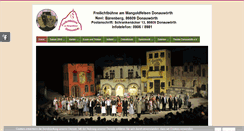 Desktop Screenshot of freilichtbuehne-donauwoerth.de